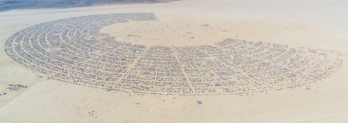 Aerial Photo Burning Man 2015