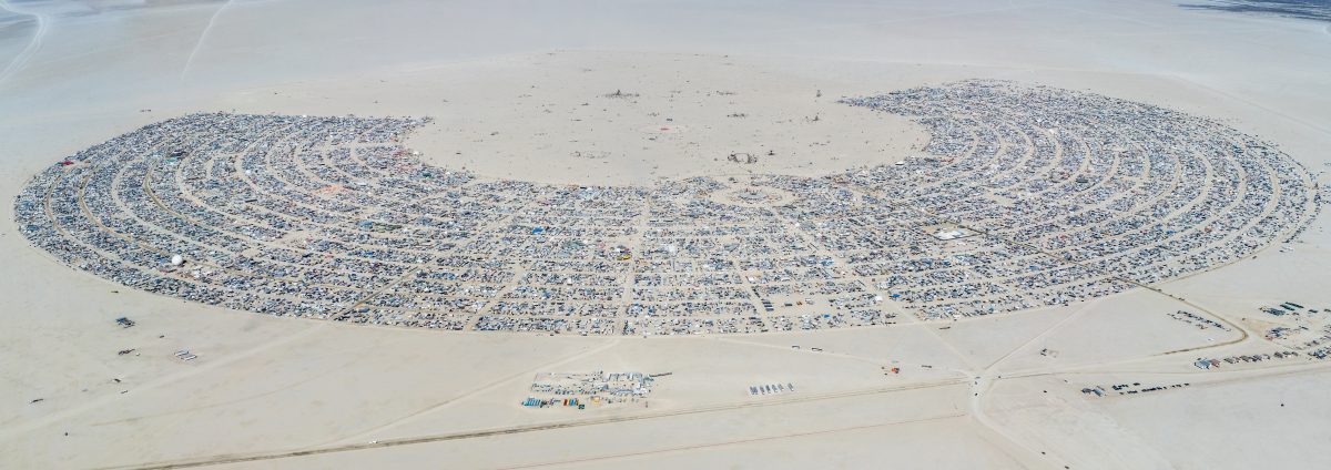 Aerial Photo Burning Man 2015