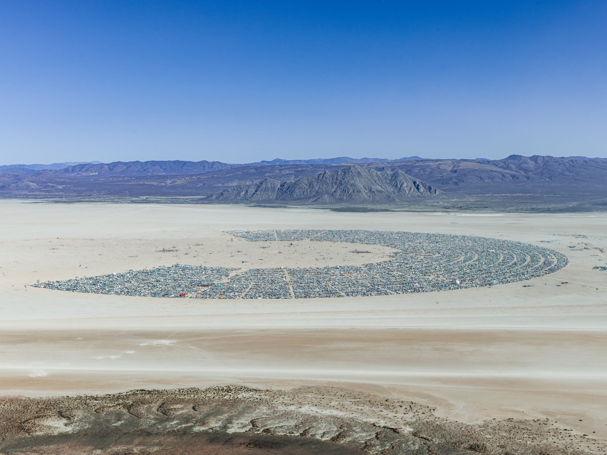 Aerial Photo Burning Man 2015