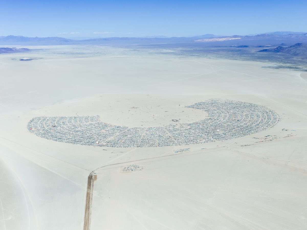 Aerial Photo Burning Man 2015