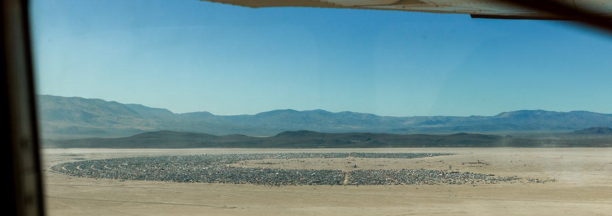 Aerial Photo Burning Man 2015