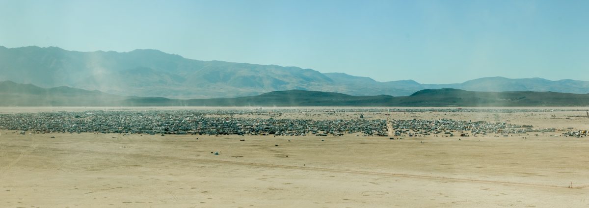 Aerial Photo Burning Man 2015