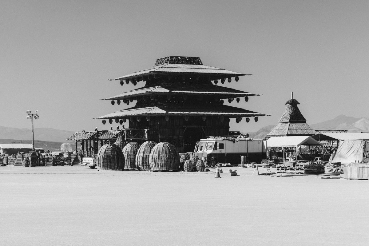 Temple Project from: Petaluma, CA year: 2016  The temple this year will be built in the tradition of David Best temples, but with a significant departure from his usual style - this temple will be hand-built without CNC cut materials. It will be extremely ornate, with a large interior altar and a...