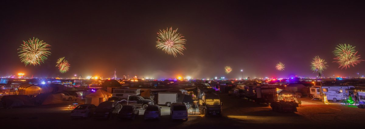 Fireworks and Black Rock City 2016