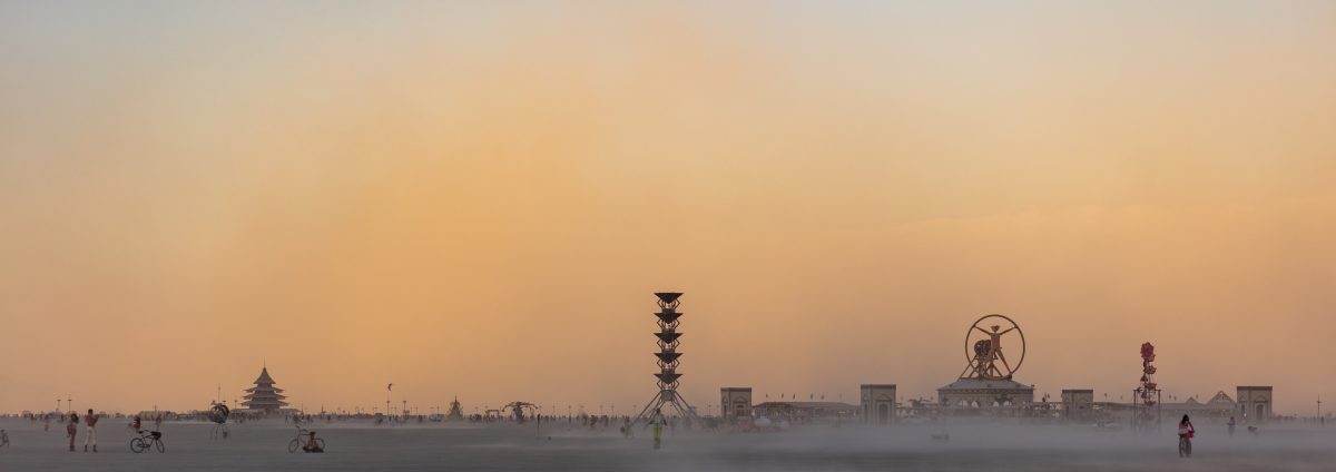 Spire of Fire from: Reno, NV year: 2016  The Spire of Fire is a work of fire art that stands grand and high on the expanse of the open landscape much like a skyscraper in a metropolis. The tower's height, geometry, metal textures are designed to reflect the evolution of modern metropolitan archit...