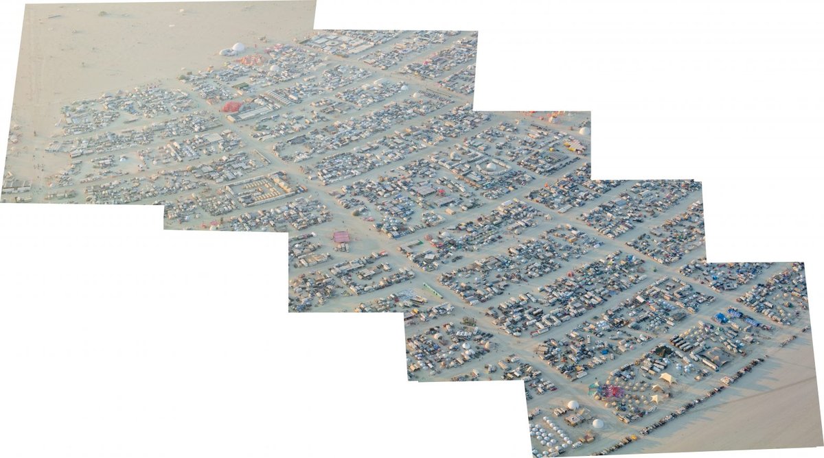 Aerial Photo of Black Rock City 2016