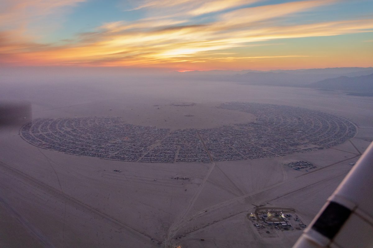 Aerial Photo of Black Rock City 2016