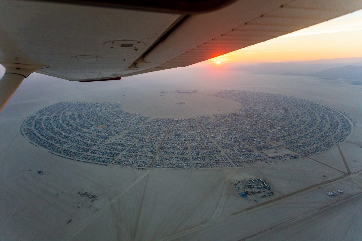 Aerial Photo of Black Rock City 2016