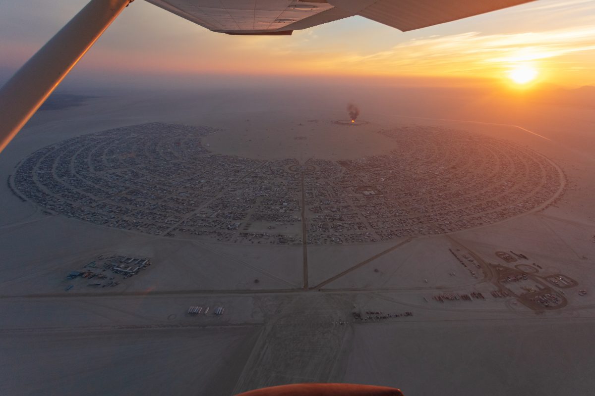Aerial Photo of Black Rock City 2016