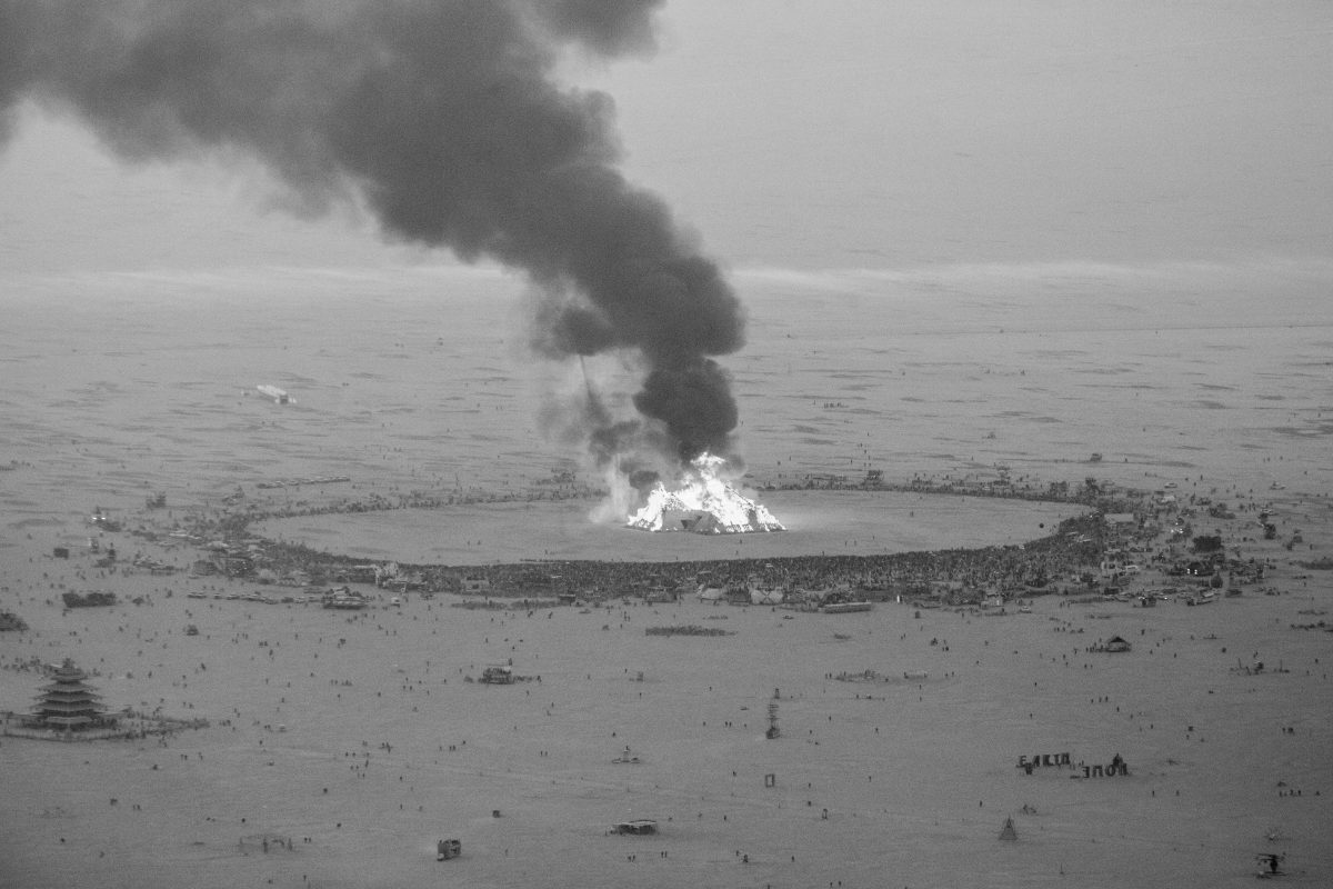 Aerial Photo of Black Rock City 2016