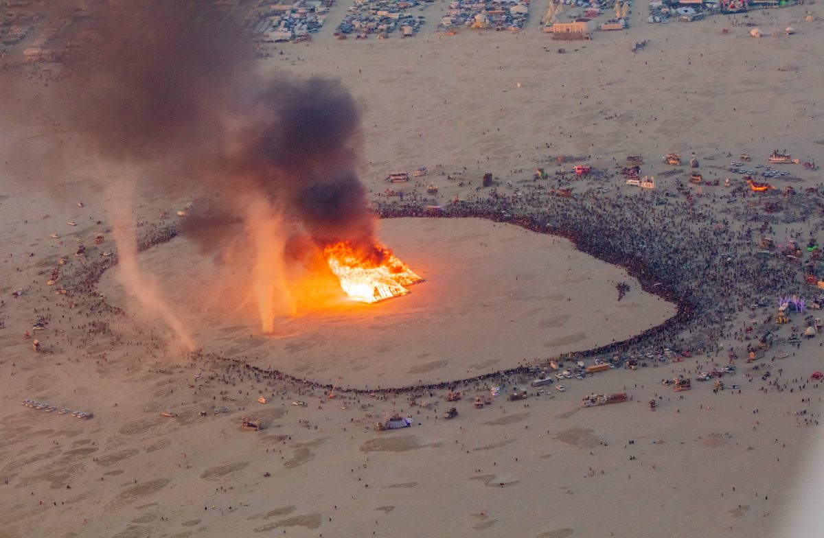 Aerial Photo of Black Rock City 2016