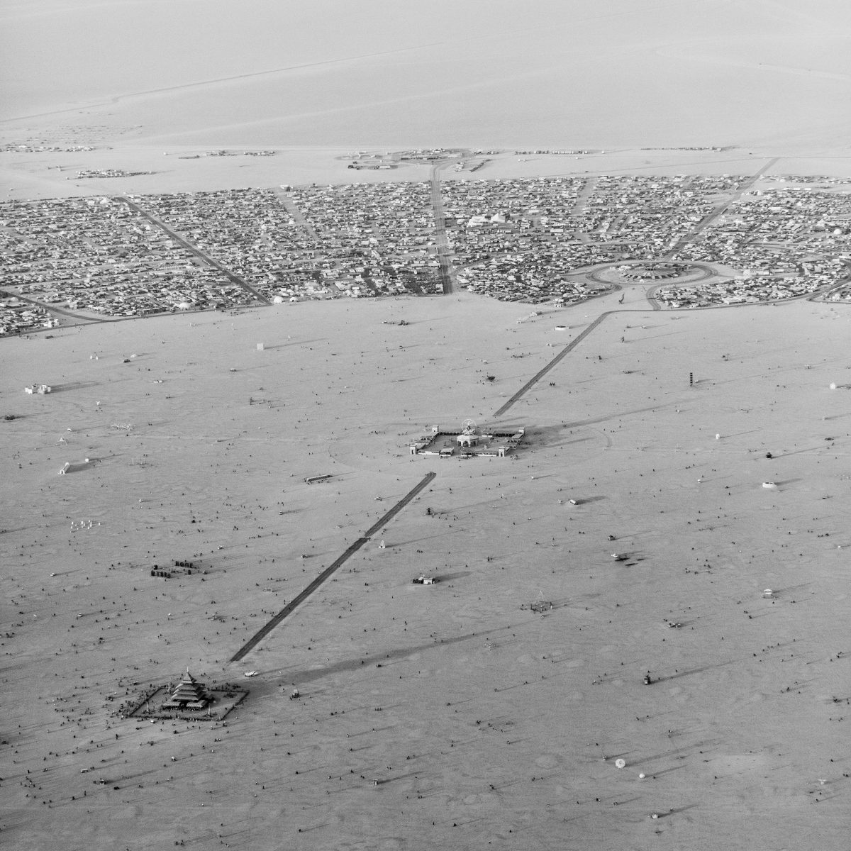 Aerial Photo of Black Rock City 2016