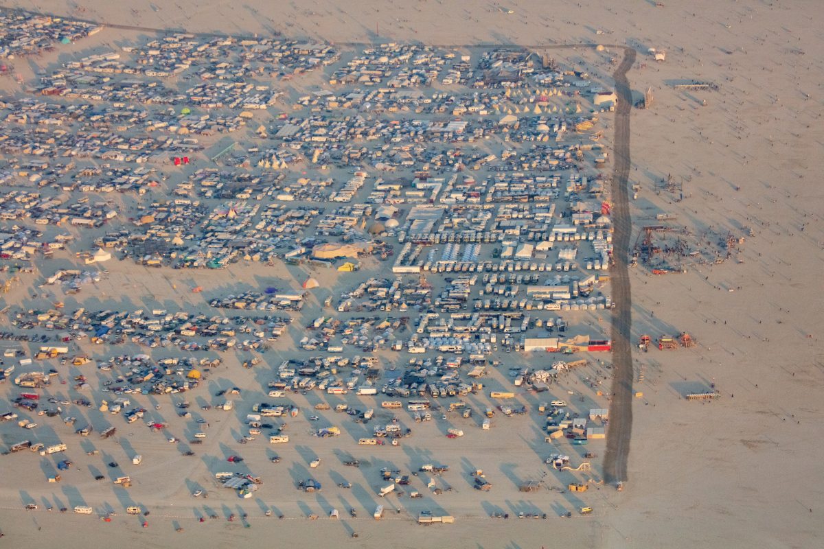 Aerial Photo of Black Rock City 2016