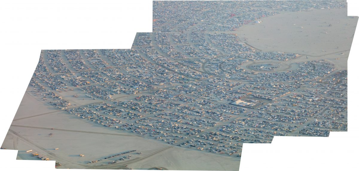 Aerial Photo of Black Rock City 2016