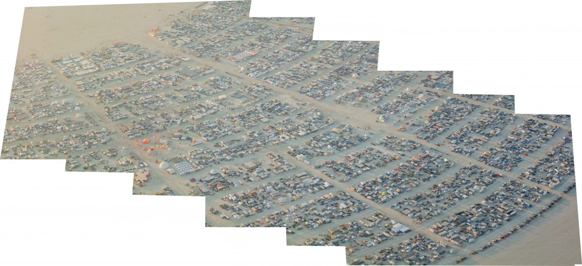 Aerial Photo of Black Rock City 2016
