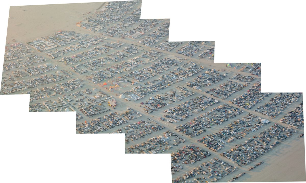 Aerial Photo of Black Rock City 2016