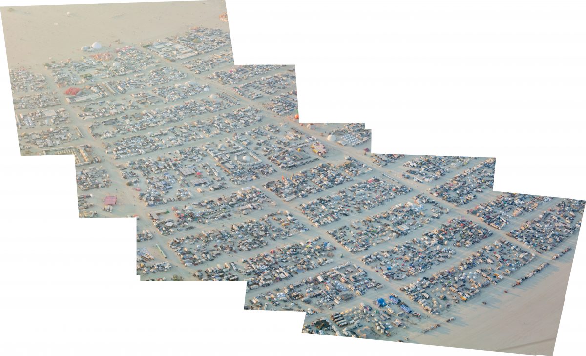 Aerial Photo of Black Rock City 2016