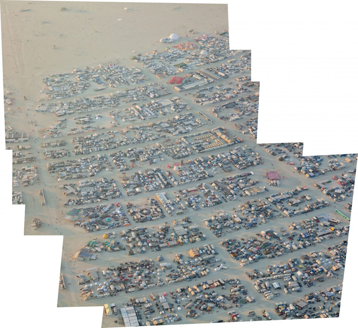 Aerial Photo of Black Rock City 2016