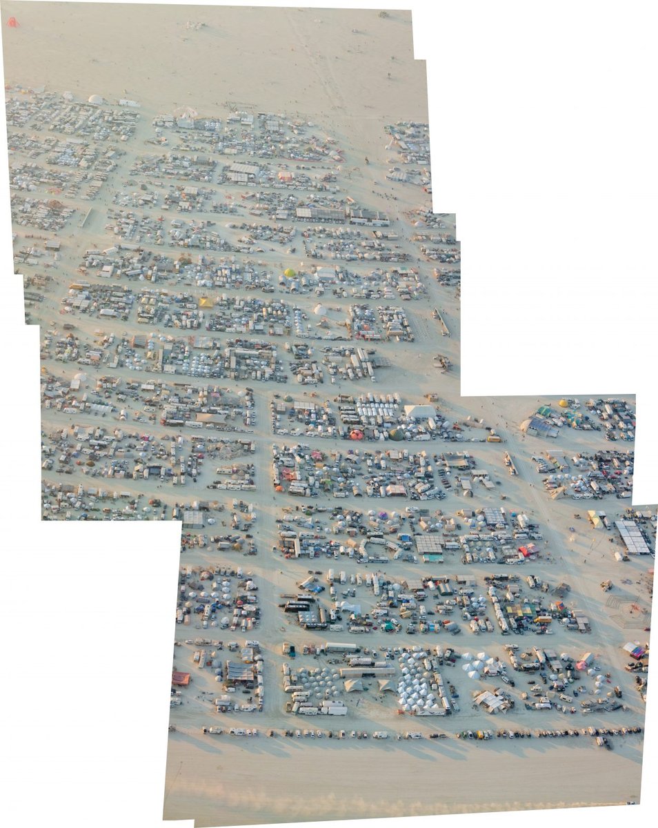 Aerial Photo of Black Rock City 2016