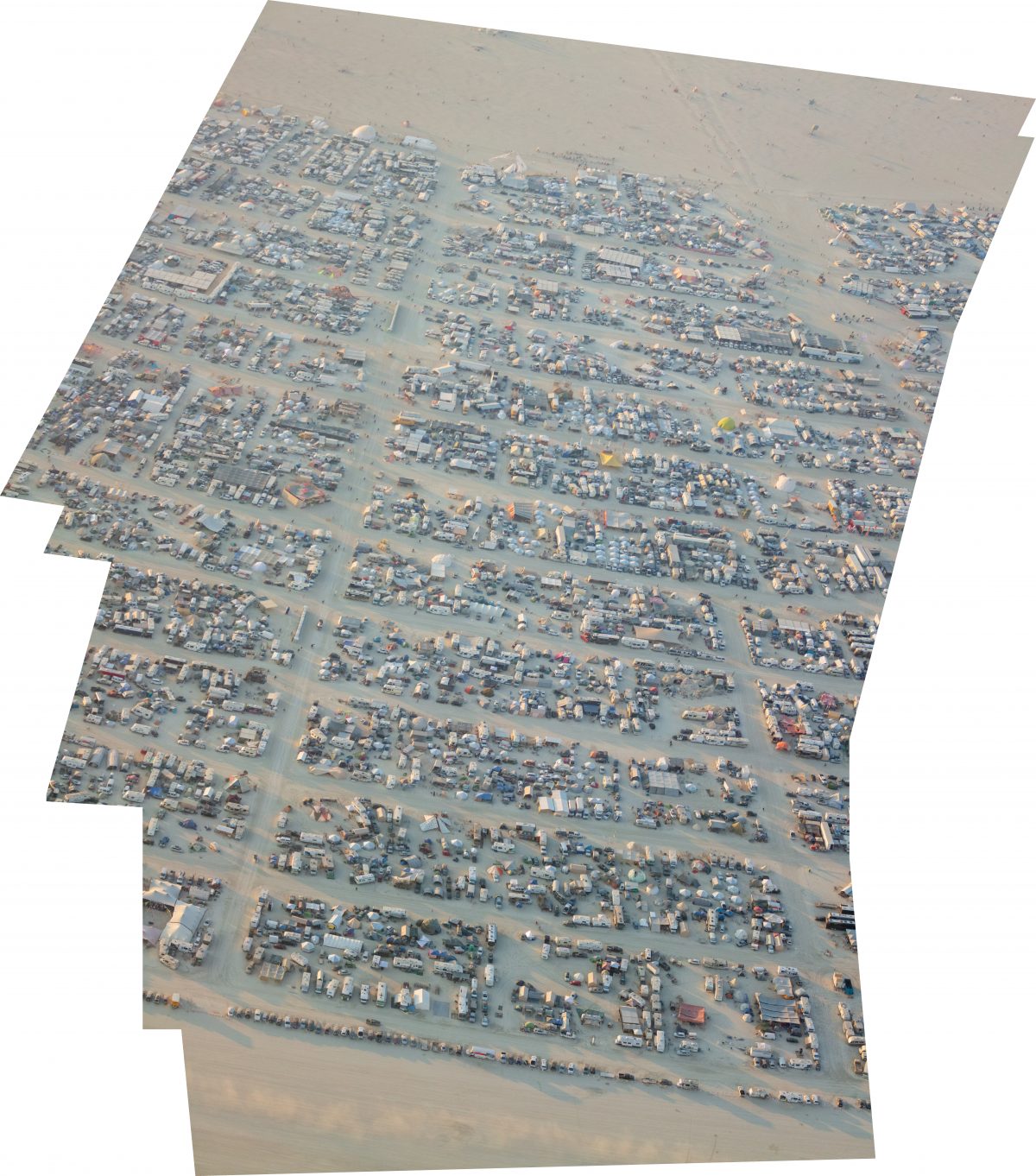 Aerial Photo of Black Rock City 2016