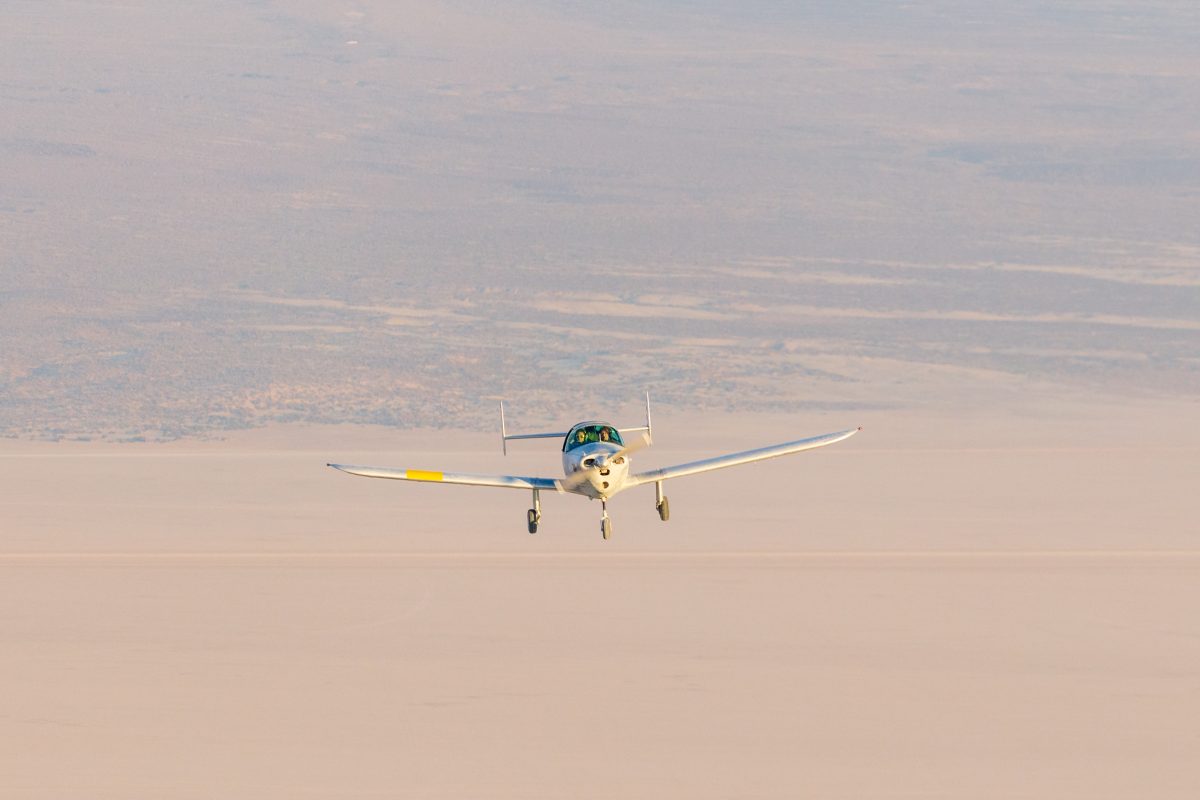 Aircraft flying around Black Rock City