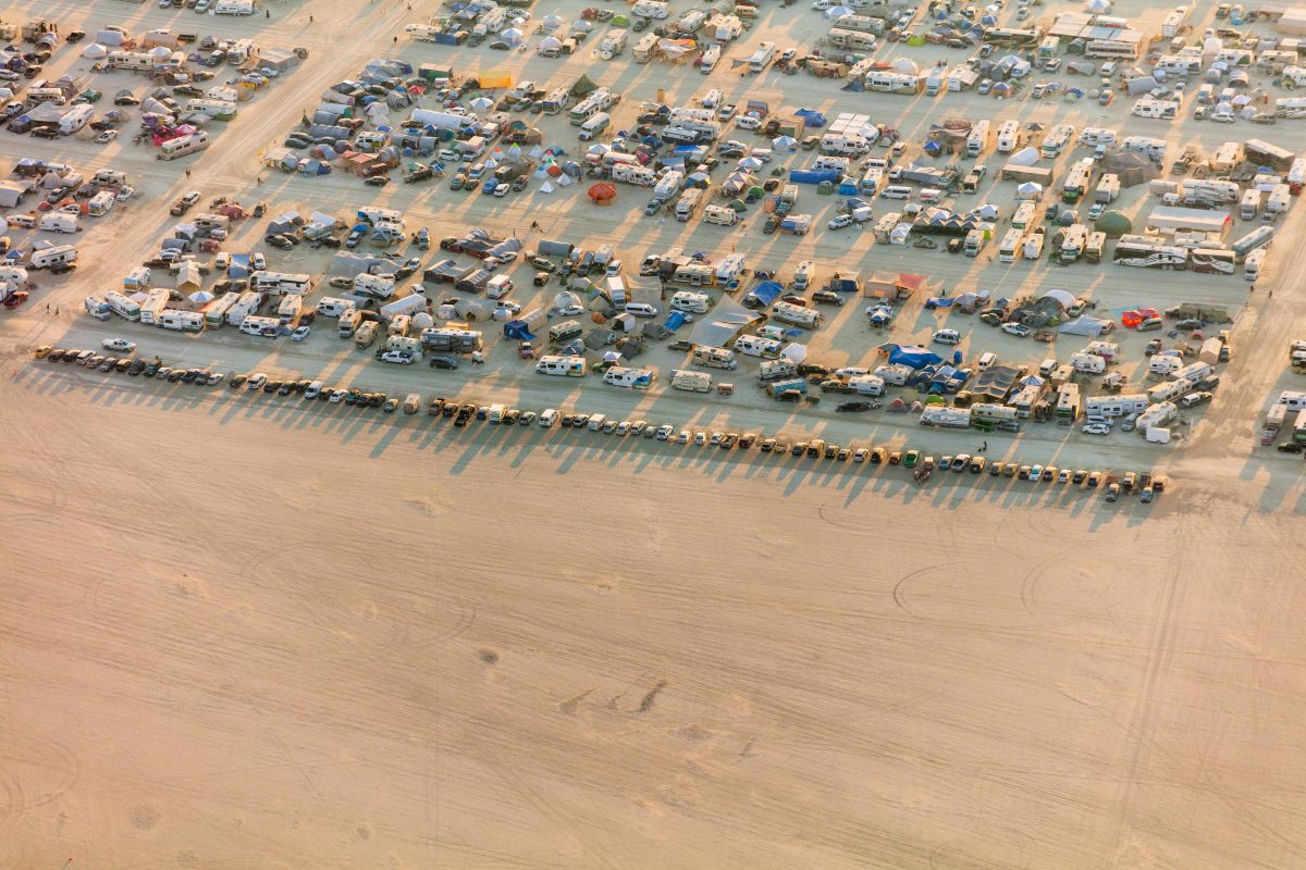 Aerial Photo of Black Rock City 2016