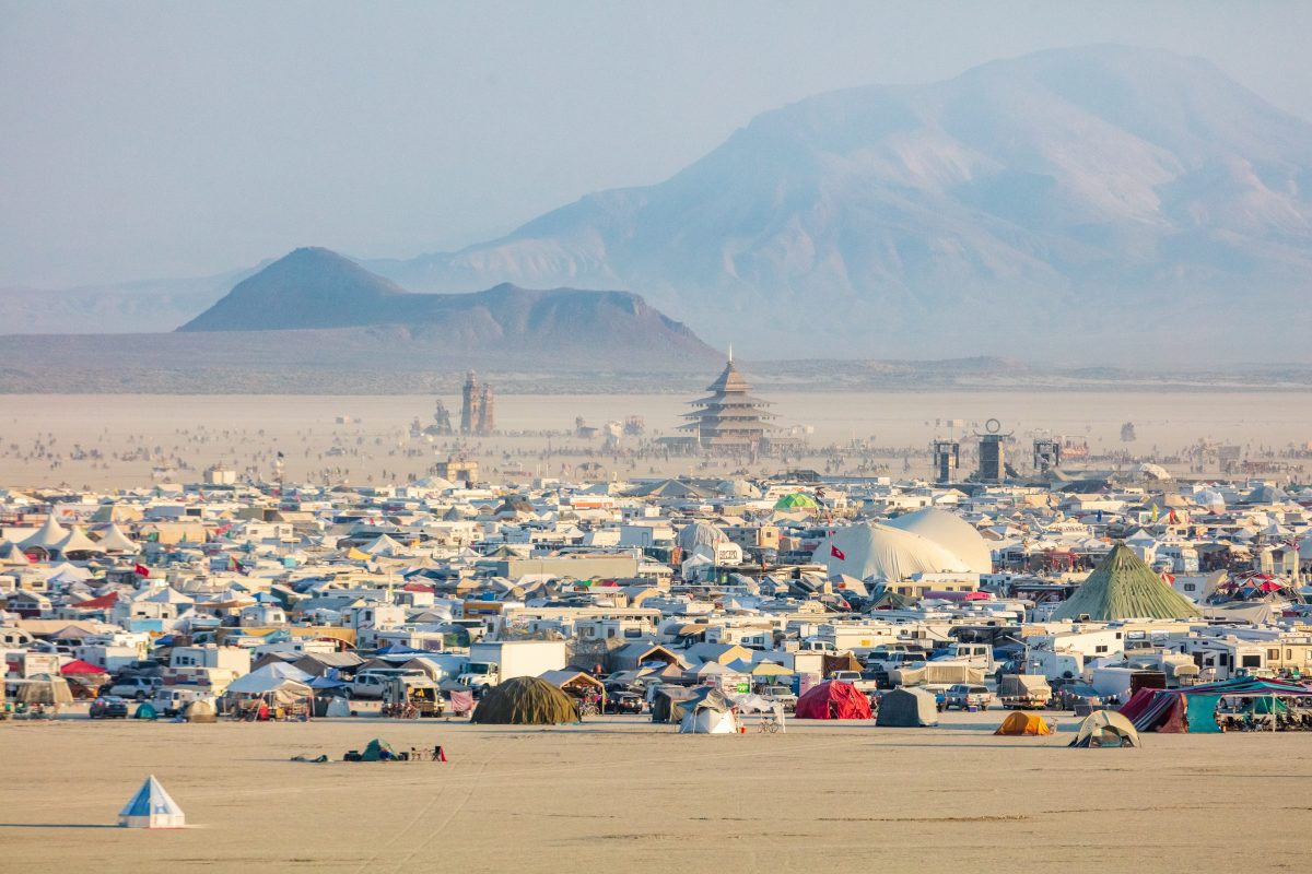 Oblique Aerial Photo of Black Rock City 2016
