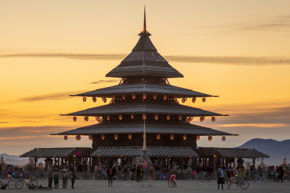 Temple Project from: Petaluma, CA year: 2016  The temple this year will be built in the tradition of David Best temples, but with a significant departure from his usual style - this temple will be hand-built without CNC cut materials. It will be extremely ornate, with a large interior altar and a...