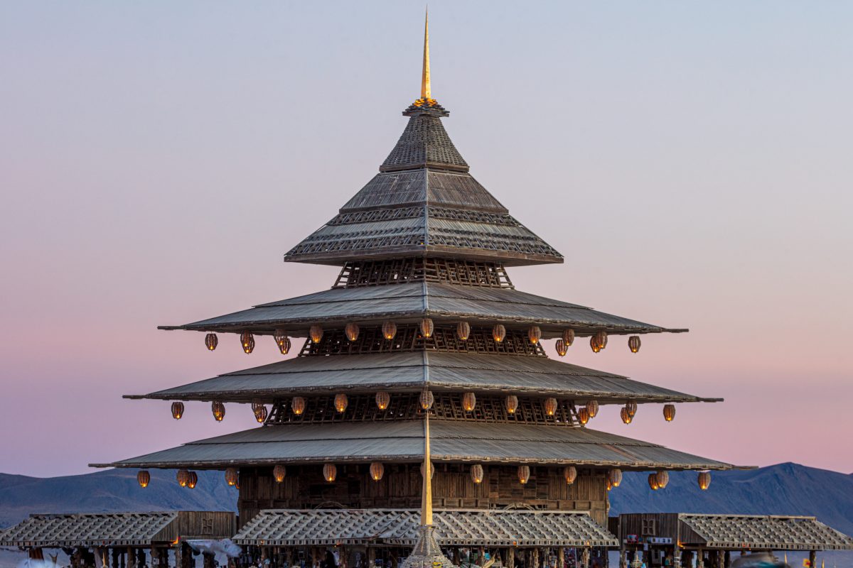 Temple Project from: Petaluma, CA year: 2016  The temple this year will be built in the tradition of David Best temples, but with a significant departure from his usual style - this temple will be hand-built without CNC cut materials. It will be extremely ornate, with a large interior altar and a...