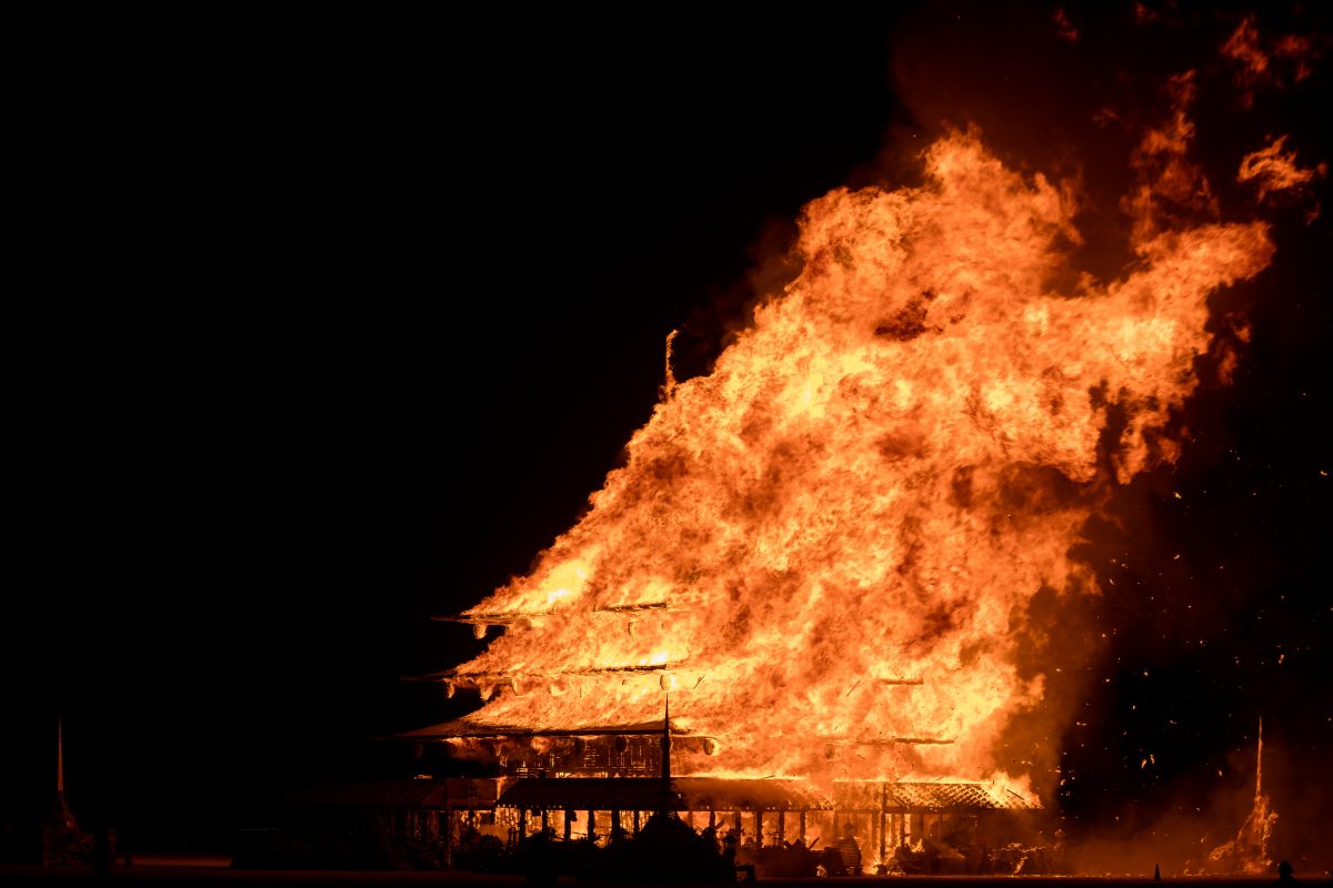 Temple Burn from: Petaluma, CA year: 2016  The temple this year will be built in the tradition of David Best temples, but with a significant departure from his usual style - this temple will be hand-built without CNC cut materials. It will be extremely ornate, with a large interior altar and a la...