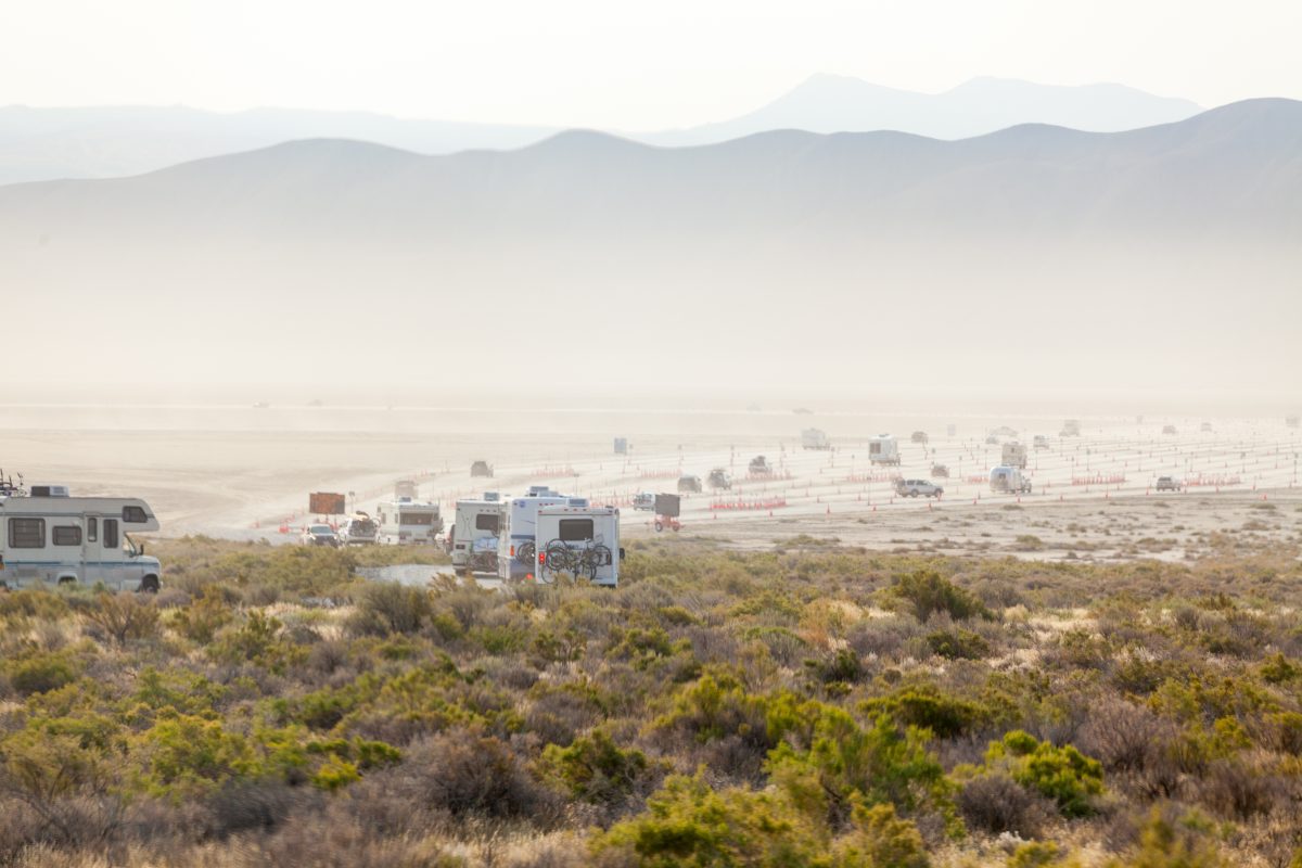 Driving to the Playa