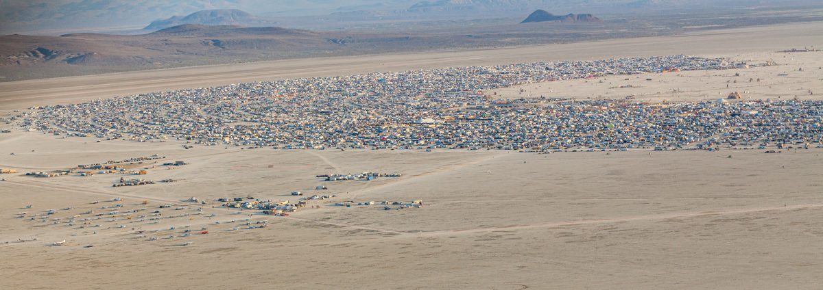 Aerial Photo of Black Rock City 2013