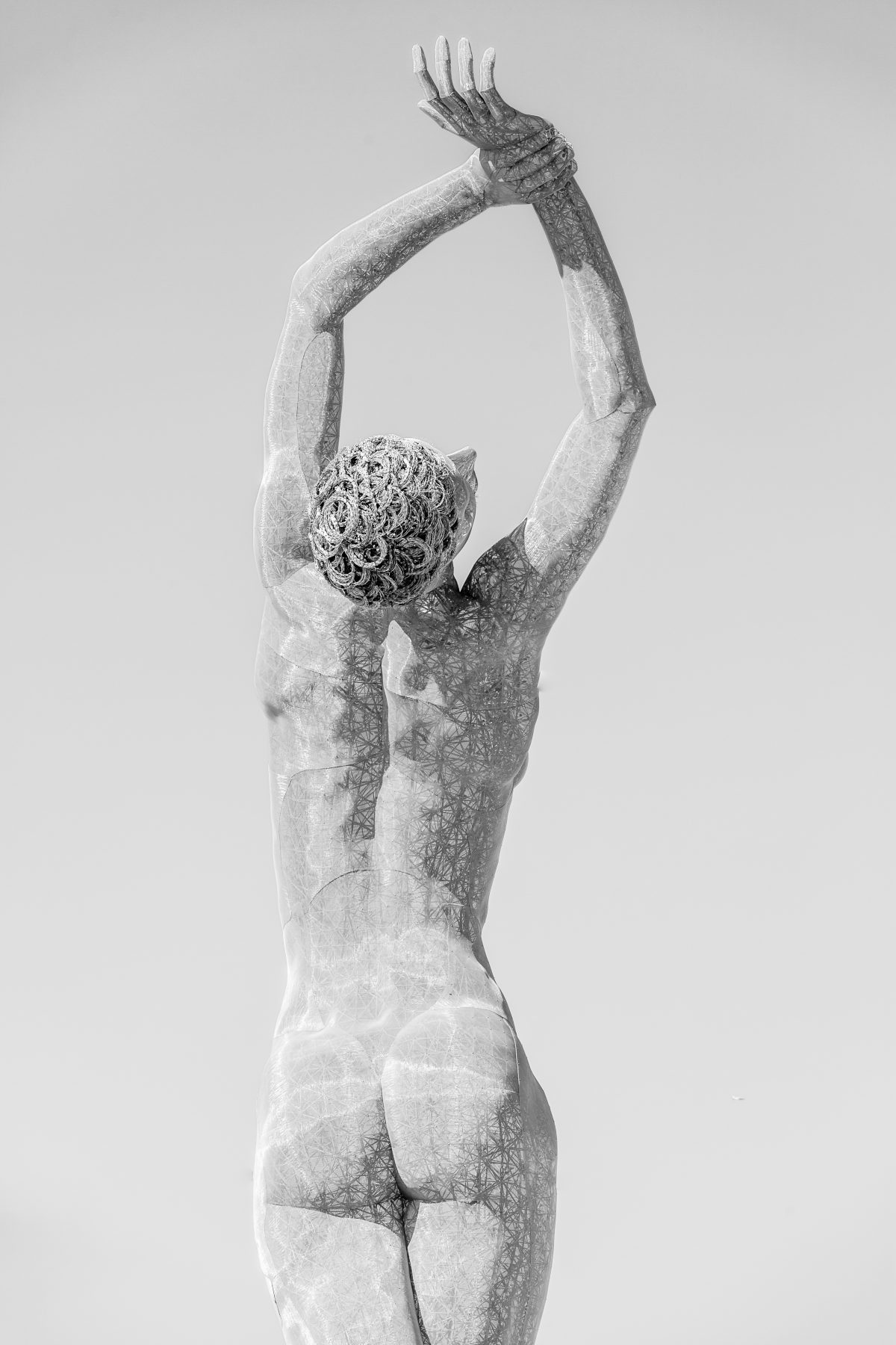 Truth is Beauty is the second sculpture in a three-part series featuring singer/dancer Deja Solis, the first of which was Bliss Dance (2010). For Truth is Beauty, Deja stands on her toes, head back, arms raised, in an expression of radical self-acceptance and love. She can do this because she is ...