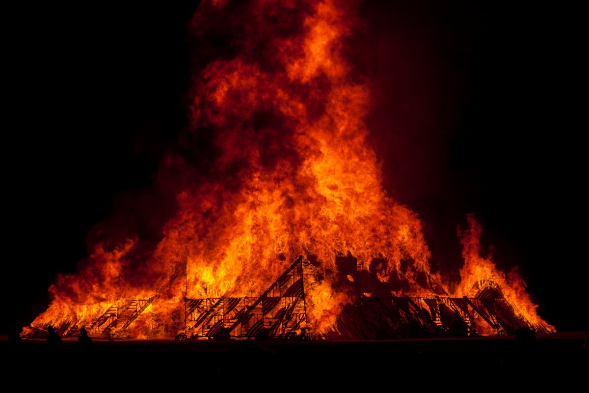 The Temple Burn 2013