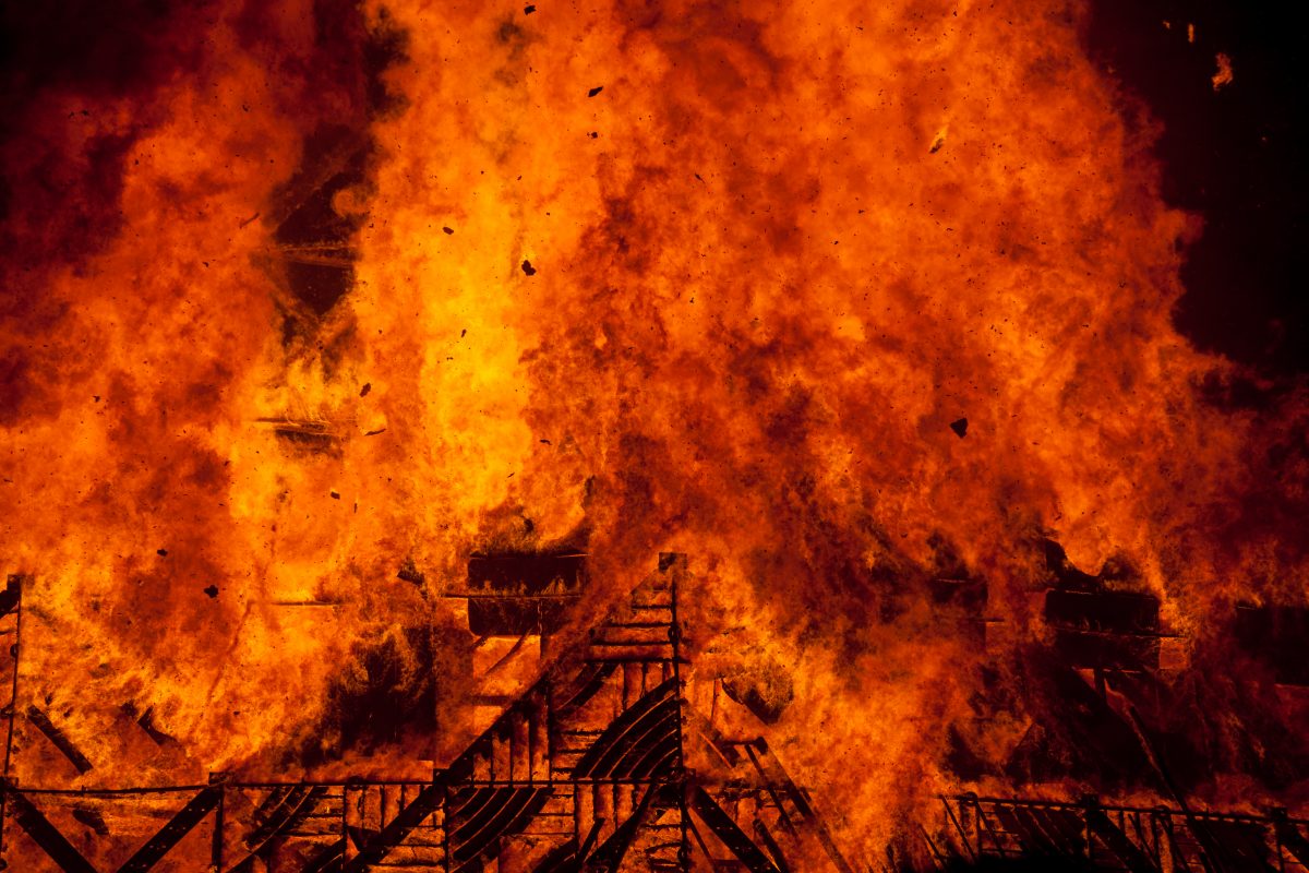 The Temple Burn 2013