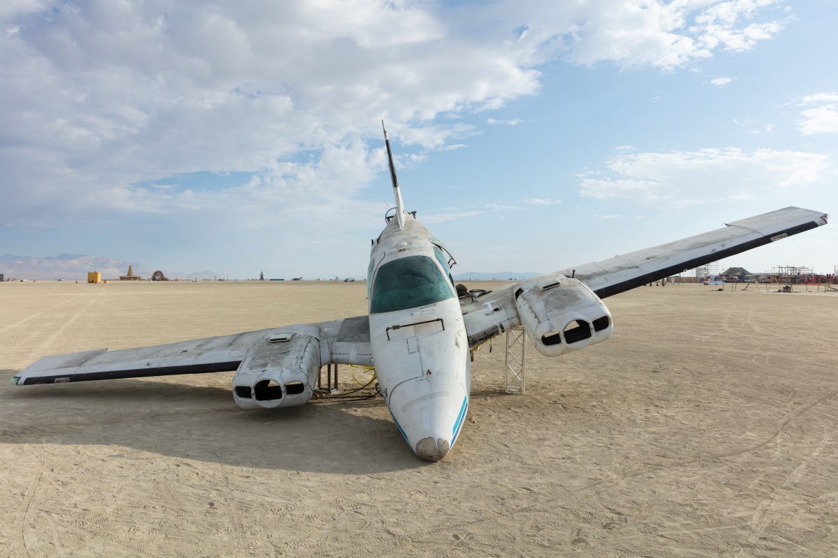 Lost Cargo by: Philip Barr from: New York, NY year: 2017  Lost Cargo exists frozen in time, an aircraft moments from crashing. In this moment, who are we? Where are we going? What have we accomplished? Are we afraid? URL: https://www.facebook.com/Lost-Cargo-a-Burnt-Imagination-project-27929676248...