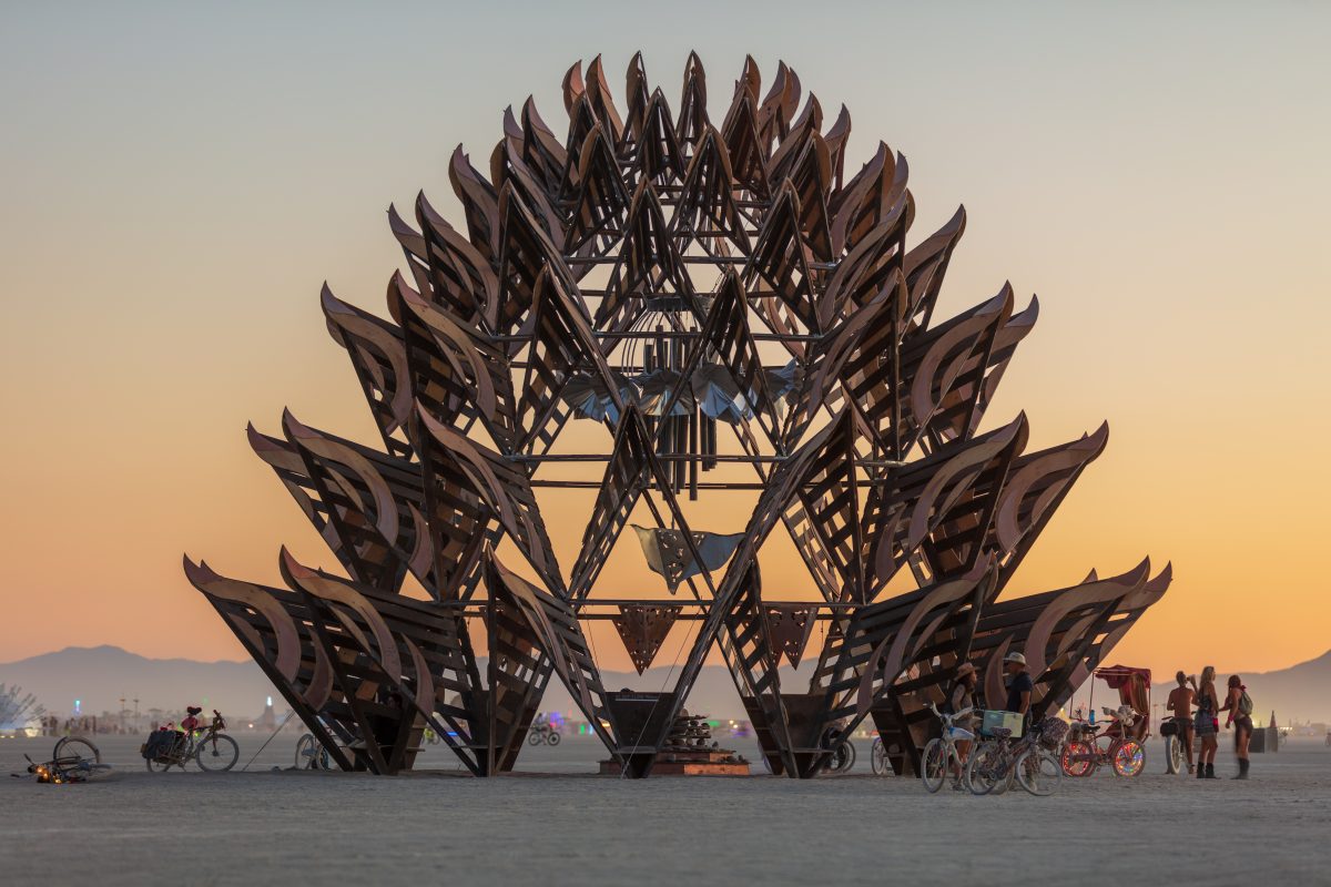 The Temple of Awareness by: Utah Builders Community from: Salt Lake City, UT year: 2017  Temples offer environments for us to immerse ourselves into an unworldly place of harmony and peace. The Temple of Awareness is an organic form, similar to a pine cone. Seen from above, it evokes aspects of a...