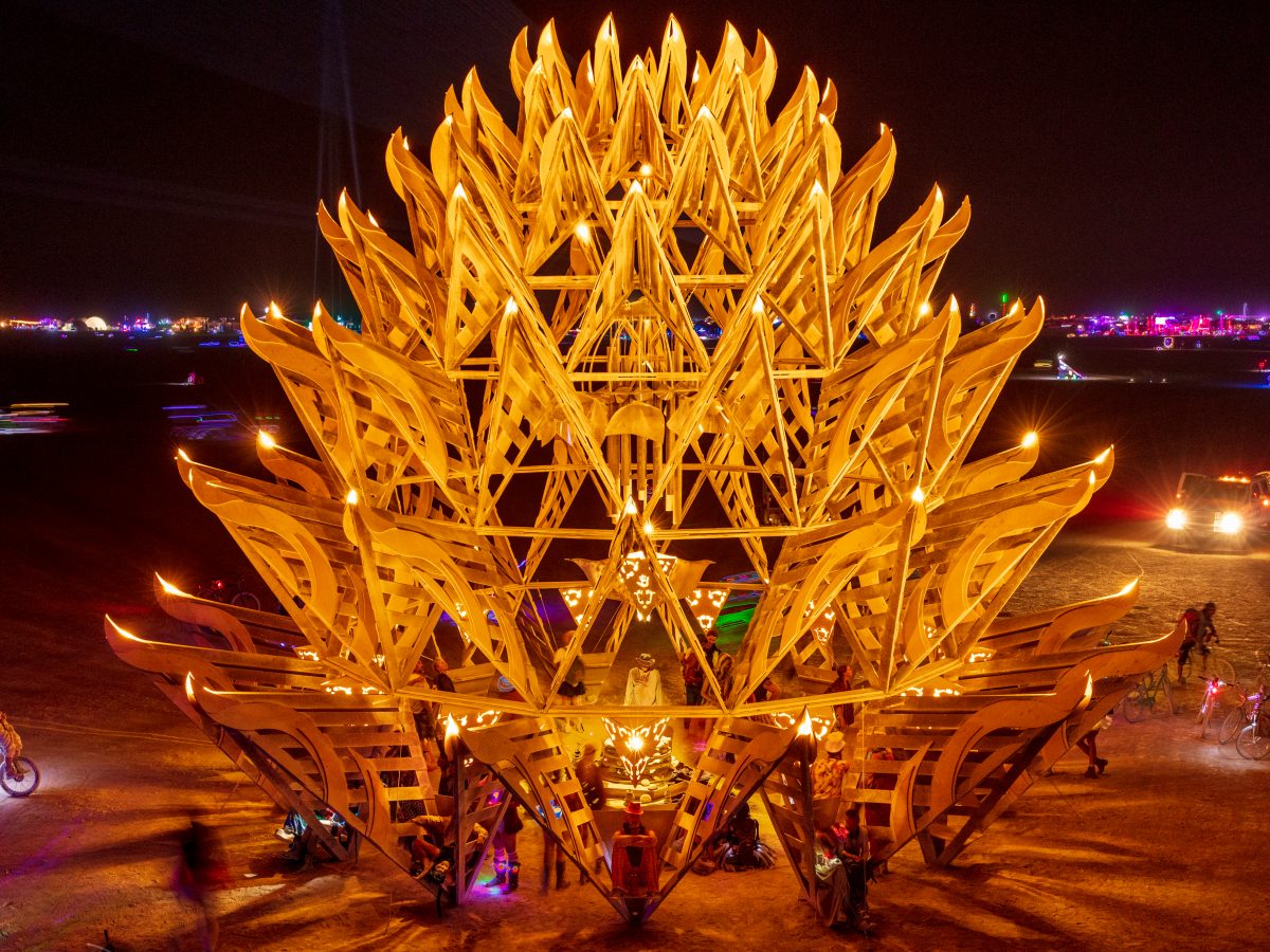 The Temple of Awareness by: Utah Builders Community from: Salt Lake City, UT year: 2017  Temples offer environments for us to immerse ourselves into an unworldly place of harmony and peace. The Temple of Awareness is an organic form, similar to a pine cone. Seen from above, it evokes aspects of a...