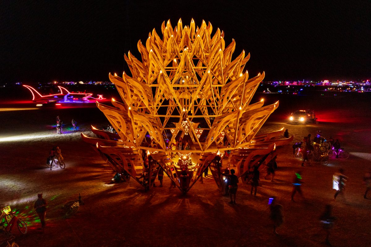 The Temple of Awareness by: Utah Builders Community from: Salt Lake City, UT year: 2017  Temples offer environments for us to immerse ourselves into an unworldly place of harmony and peace. The Temple of Awareness is an organic form, similar to a pine cone. Seen from above, it evokes aspects of a...