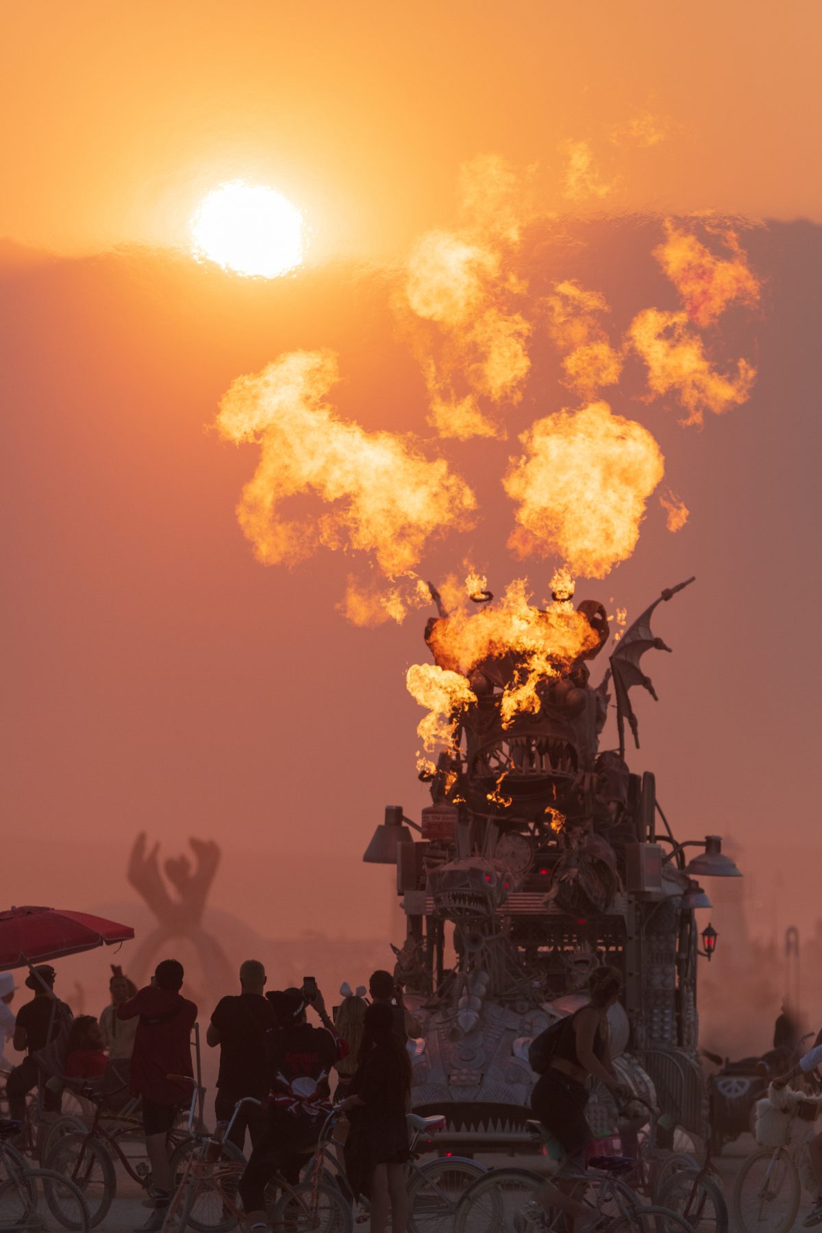 Rabid Transit Flames at Sunset