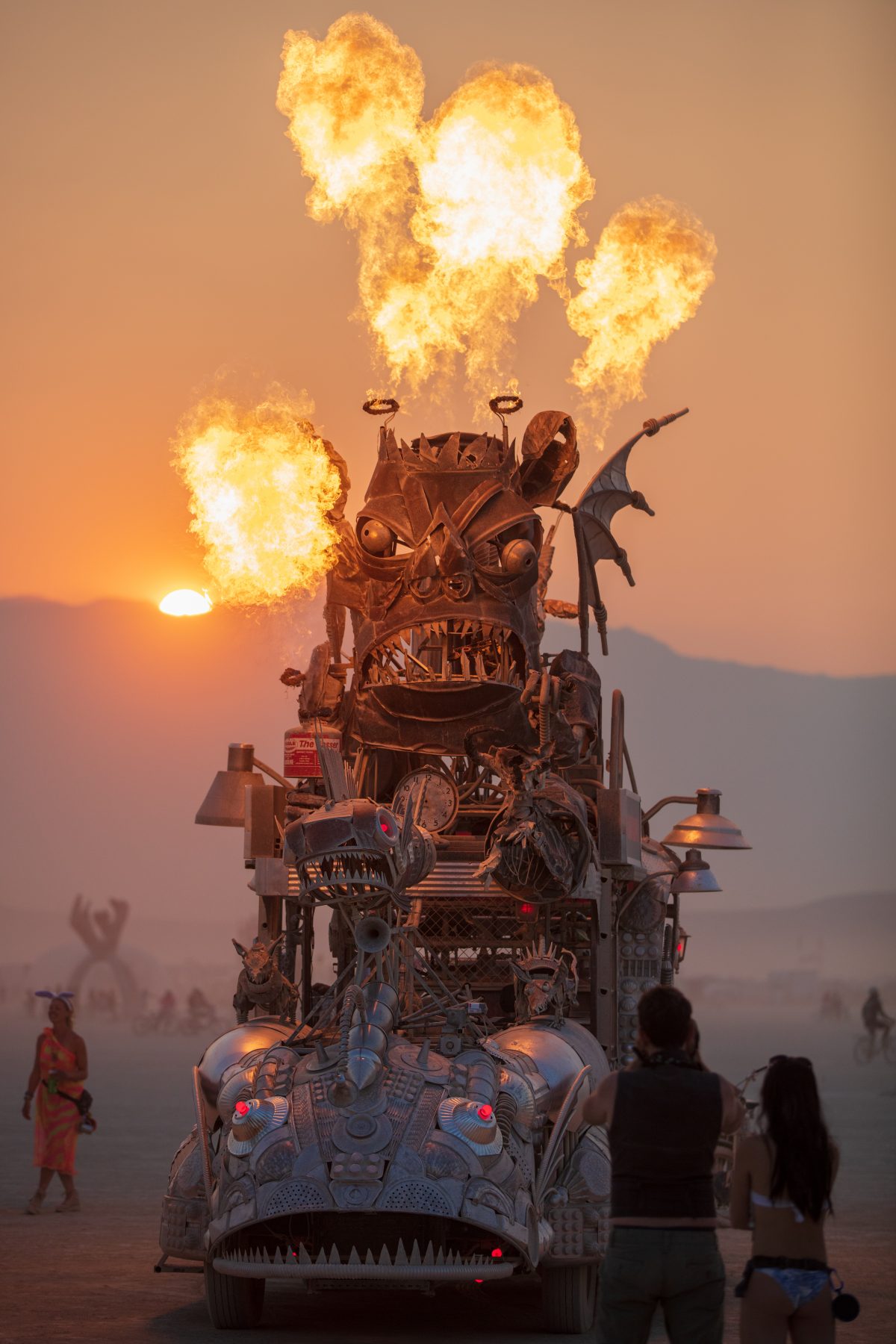 Rabid Transit Flames at Sunset
