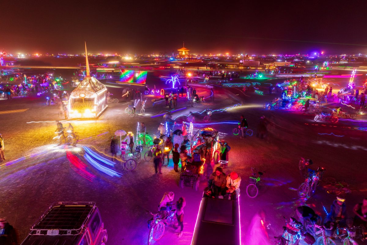 The Playa is so fun at night!