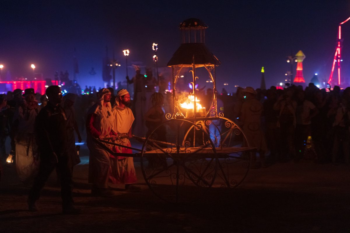 The flame reaches the inner circle.
