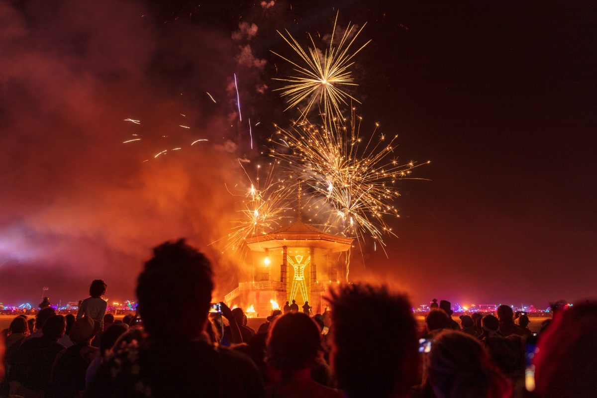 Fireworks at The Man Burn 2017