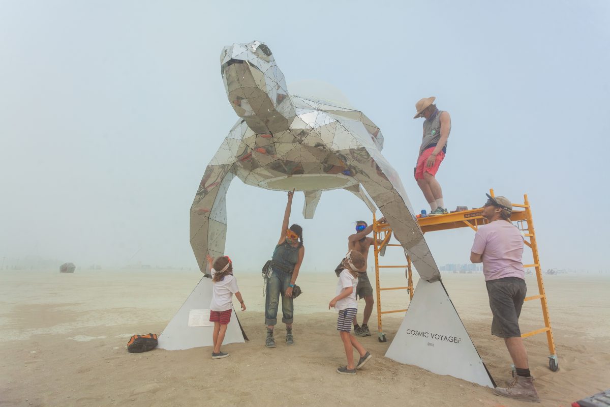 Cosmic Voyager by: Martin Taylor and The Chromaforms Collective from: San Francisco, CA year: 2018