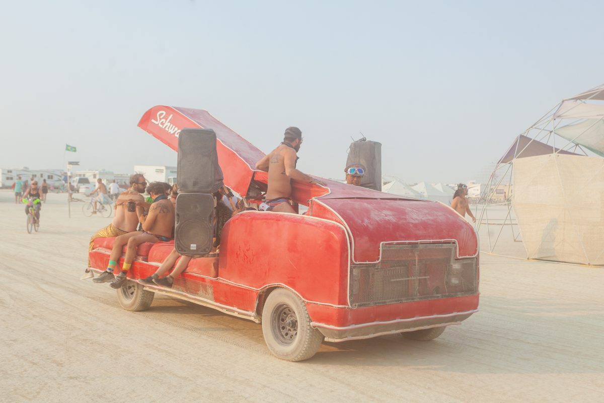 Swingline Stappler Art Car / Mutant Vehicle by Jeff Rocke