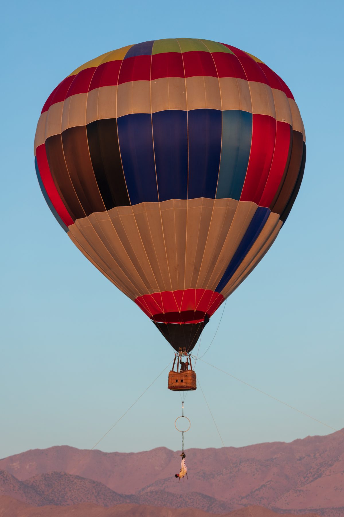 Strait No Chaser : The Great Strait Escape by: LadyBEAST and GatorDox from: Oakland, CA year: 2018  Strait No Chaser : The Great Strait Escape is a performance art installation in which Arianna (LadyBEAST) will be secured in a strait jacket and suspended by her feet from the basket of a hot air b...
