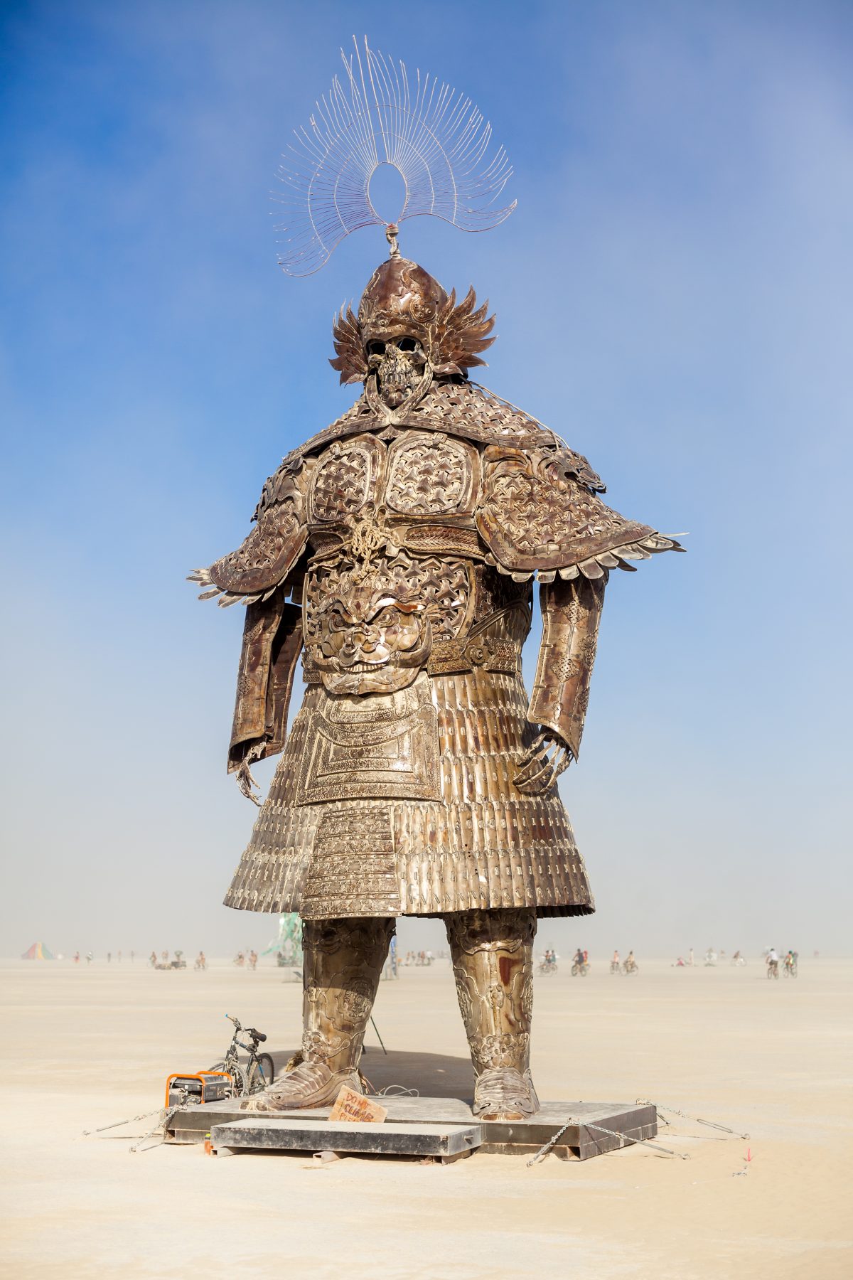 Desert Guard by: Lu Ming from: Beijing, China year: 2018  Fenghaizhen's design is inspired by the armor of Genghis Khan whose Mongolian empire ruled China during a part of the 14th century. The Mongolian army resisted their enemies' aggression thanks to Genghis Khan's military tactics, a strong s...