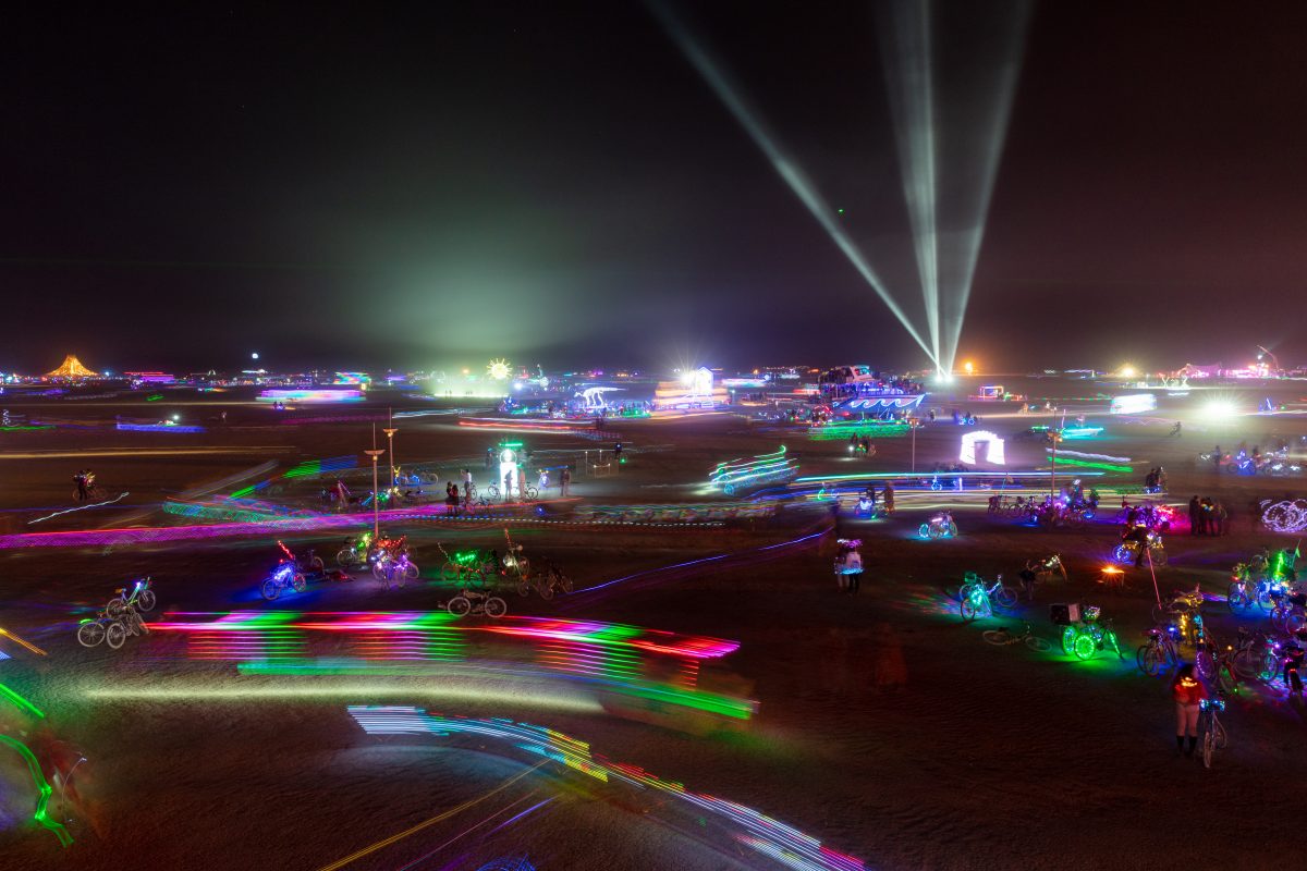 The Playa at night 2018
