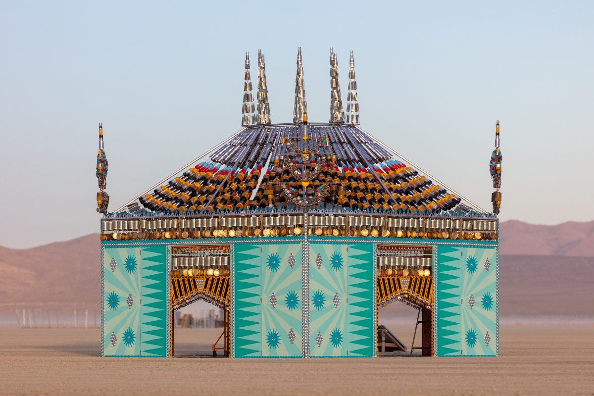 Expansion Pavilion by: Shrine from: Pasadena, CA year: 2019 https://burningman.org/event/brc/2019-art-installations/?yyyy=&artType=H#a2I0V000001T9HSUA0